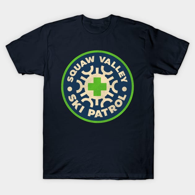 Squaw Valley Ski Patrol T-Shirt by darklordpug